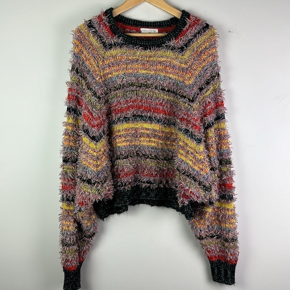 Urban Outfitters Menswear Inspired Silence and Noise Party Yarn Sweater Size M - Picture 2 of 16
